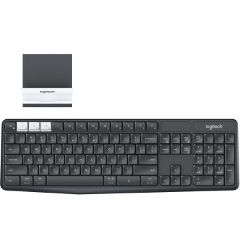 Logitech K375s Multi-Device - Tastatur - Bluetooth, 2.4 GHz