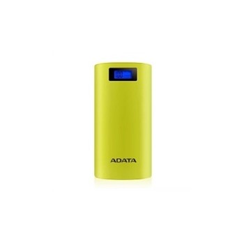 ADATA PowerBank P20000D - externí baterie pro mobil/tablet 20000mAh, 2,1A, žlutozelená/yellow green