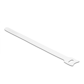 Delock Kabelbinder - 20 cm - weiß (Packung