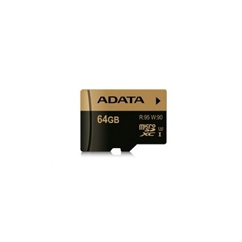 ADATA MicroSDXC karta 64GB XPG UHS-I U3 (R:95/W:90 MB/s) + SD adaptér
