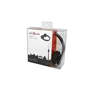 GEMBIRD sluchátka s mikrofonem Berlin, Bluetooth, černá