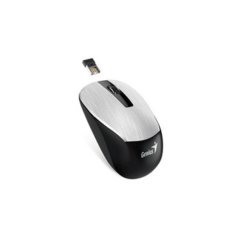 GENIUS myš NX-7015/ 1600 dpi/ Blue-Eye senzor/ bezdrátová/ stříbrná