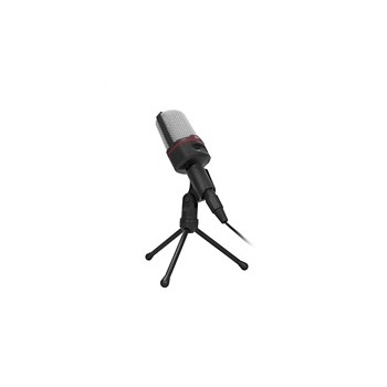 C-TECH stolní mikrofon MIC-02, 3,5" stereo jack, 2.5m