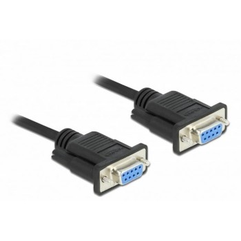 Delock Kabel seriell - DB-9 (W) zu DB-9 (W)