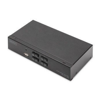 DIGITUS KVM Switch, 4x1 DP, DP Out,USB