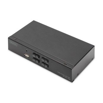 DIGITUS KVM Switch, 4x1 DP, DP Out,USB