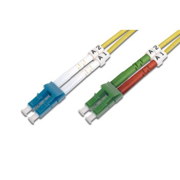 DIGITUS LWL Singlemode Patchkabel, LC (APC) / LC