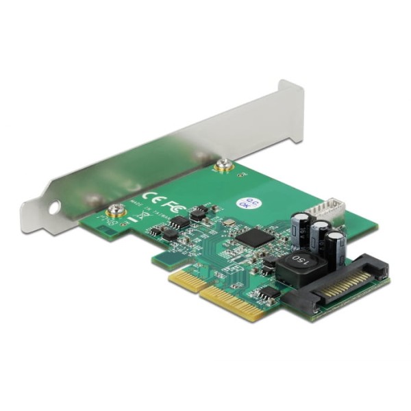 Delock USB-Adapter - PCIe 3.0 x4 Low-Profile - USB 3.2 Gen 2 (intern) Delock USB-Adapter - PCIe 3.0 x4 Low-Profile - USB 3.2 Gen 2 (intern)