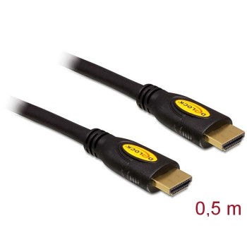 Kabel HDMI-HDMI v1.4 HSE 0.5m czarny