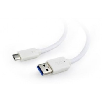 Kabel USB 3.0 (AM/CM) 1.8m biały
