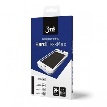 HardGlass MAX iPhone 8 biały szkło hartowane fullscreen 9h