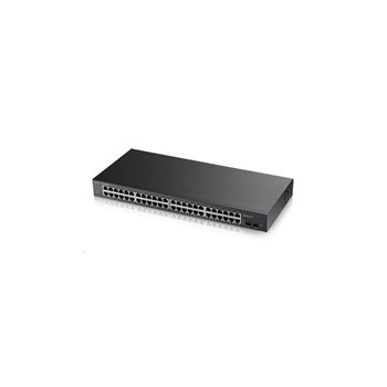 Zyxel GS1900-48 50-port Gigabit Web Smart switch, 48x gigabit RJ45, 2x SFP