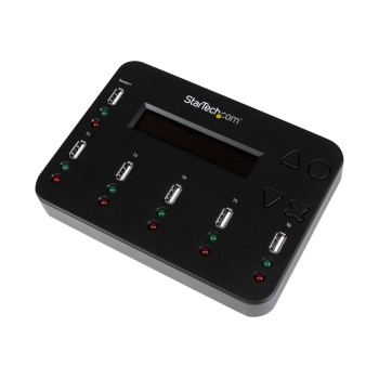 StarTech.com 1:5 Standalone USB Flash Drive Duplikator und Eraser-1 zu 5 Flash Drive Kopierer & Sanitizer
