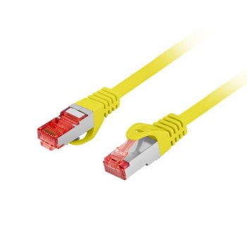 Patchcord Lanberg S/FTP kat.6 15m LSZH CU fluke passed żółty