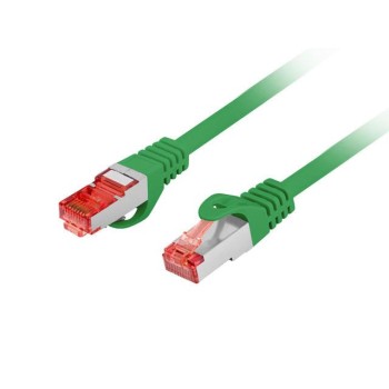 Patchcord Lanberg S/FTP kat.6 10m LSZH CU fluke passed zielony