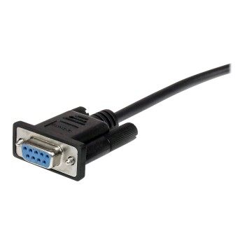 StarTech.com 50cm Seriell DB9 RS232 Verlängerungskabel - RS 232 DB-9 Kabel Verlängerung- DB 9 (Stecker)