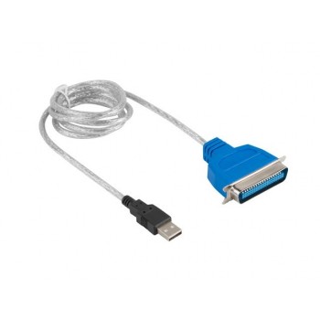 Adapter USB - LPT 1.4m biały