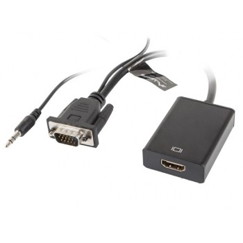 Adapter VGA(M) + Audio - HDMI(Ż)