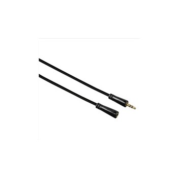 Hama prodlužovací audio kabel jack 3,5mm stereo, 3 m, pozlacený, 3*
