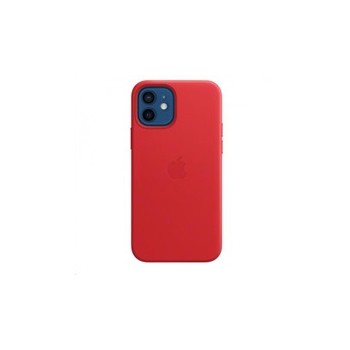 APPLE iPhone 12/12 Pro Leather Case with MagSafe - (PRODUCT) Red