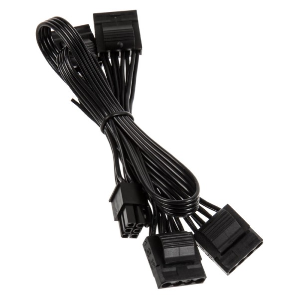 Kolink modulares Anschluss-Kabel für Continuum-Netzteile 4x Molex - schwarz Kolink modulares Anschluss-Kabel für Continuum-Netzteile 4x Molex - schwarz