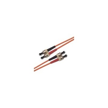 Duplexní patch kabel MM 62,5/125 OM1, ST-ST, LS0H, 1m