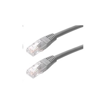 Patch kabel Cat5E, UTP - 0,5m, šedý