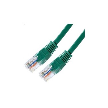 Patch kabel Cat5E, UTP - 2m, zelený