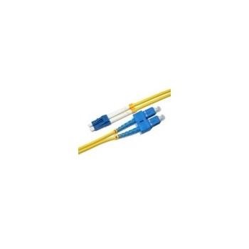Duplexní patch kabel SM 9/125, OS2, LC-SC, LS0H, 1m