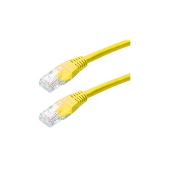 Patch kabel Cat6, UTP - 2m, žlutý