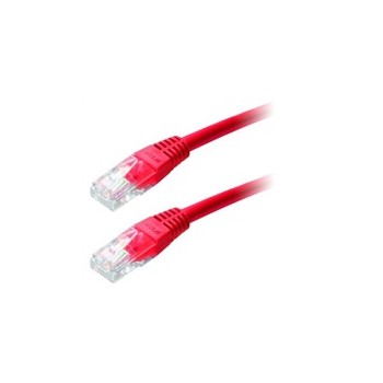 Patch kabel Cat6, UTP - 1m, červený