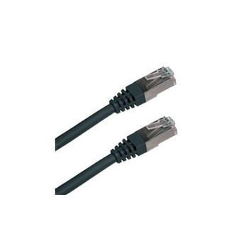 Patch kabel Cat5E, FTP - 0,5m, černý