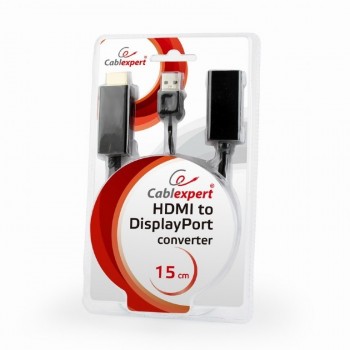 Adapter HDMI do Display Port czarny