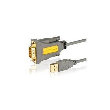 AXAGON ADS-1PS USB2.0 - Aktywny przetwornik RS232 DB9 Prolific adapter 1,5m