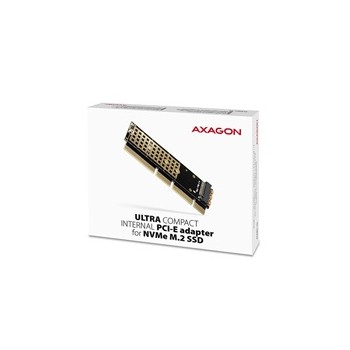 AXAGON PCEM2-1U, adapter wewnętrzny PCIe x16/x8/x4 - M.2 NVMe M-key slot, 1U
