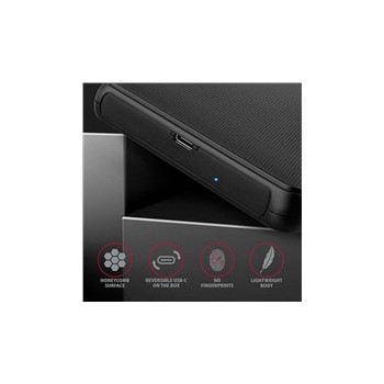 AXAGON EE25-SLC, USB-C 3.2 Gen 1 - SATA 6G 2.5" SLIDE box, bezšroubkový, černý