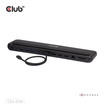 CLUB3D CSV-2541 stacja dokująca Dokujący Dok