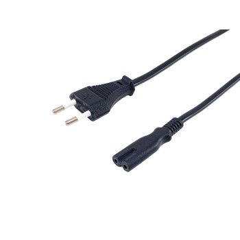 Equip 112160 kabel zasilające Czarny 1,8 m C7 panel 2-pin