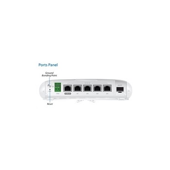 UBNT EdgeMAX EdgePoint 6-port WISP router [880MHz MIPS1004Kc dual-core CPU, 256MB DDR3 RAM, 5xGLAN+1xSFP, PoE]