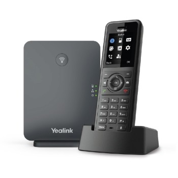 Yealink W77P telefon VoIP Czarny TFT