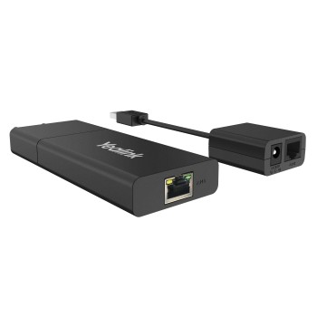 Yealink USB2CAT5E-EXT Nadajnik i odbiornik sieci Czarny