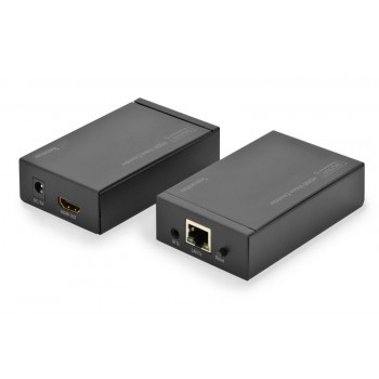 Przedłużacz/Extender HDMI do 120m po skrętce Cat.5e UTP lub IP, 1080p 60Hz FHD, IR, audio(zestaw)