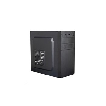 EUROCASE skříň MC X204 EVO black, micro tower, 1x USB 3.0, 2x USB 2.0, bez zdroje