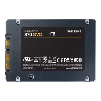 Samsung 870 QVO MZ-77Q1T0BW - SSD - verschlüsselt - 1 TB - intern - 2.5" (6.4 cm)