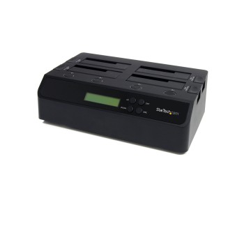 StarTech.com 4 Bay Festplatten Kopierstation USB 3.0 / eSATA auf SATA - HDD 1:3 Duplikator - Standalone Festplattenkloner - Fest