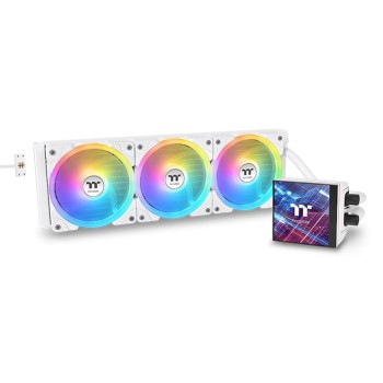 Thermaltake MAGFloe 360 Ultra ARGB, All-in-One-Flüssigkeitskühler, 12 cm, 500 RPM, 2000 RPM, Weiß