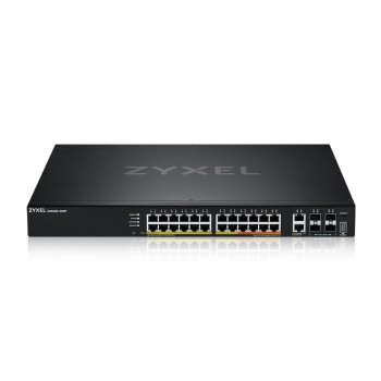 Zyxel XGS2220-30HP Zarządzany L3 Gigabit Ethernet (10 100 1000) Obsługa PoE Czarny