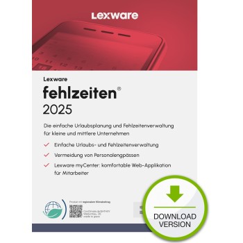 Lexware fehlzeiten 2025 "unbegrenzte Laufzeit" Download Zarządzanie liśćmi