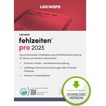 Lexware fehlzeiten pro 2025 "unbegrenzte Laufzeit" Download Zarządzanie liśćmi