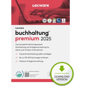 Lexware buchhaltung premium 2025 "unbegrenzte Laufzeit" Download Księgowość